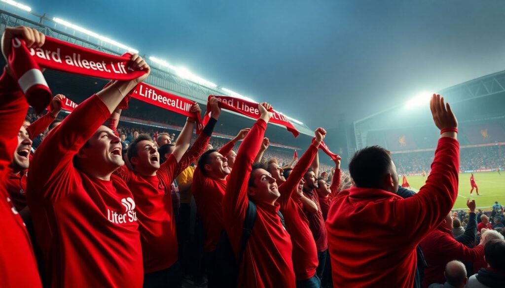 Традиции болельщиков Ливерпуля: копанка и певучие мотивы - иллюстрация