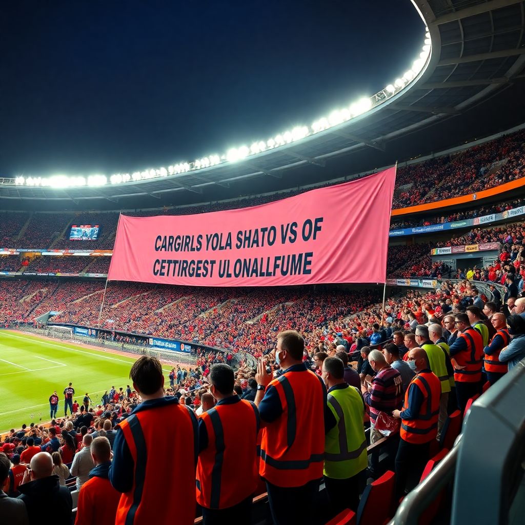 Как разворачивать баннеры без нарушения правил стадиона и конфликтов с охраной