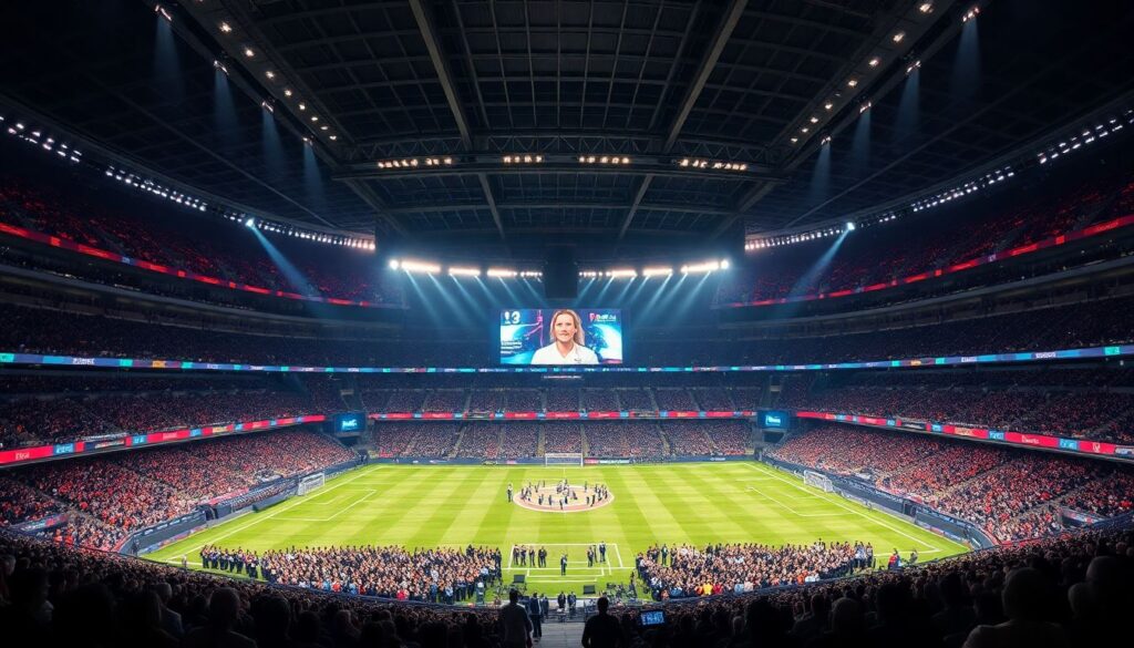 Легендарные выступления футбольных хоров на стадионах - иллюстрация