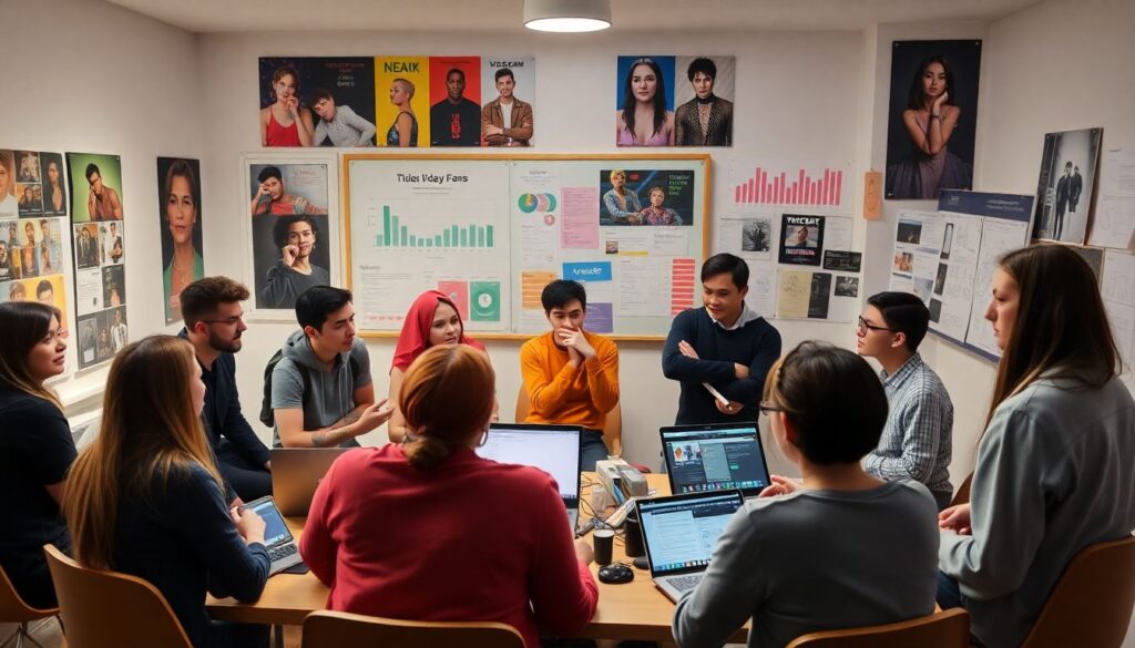 Идеи для школьных проектов о фанатской музыке - иллюстрация