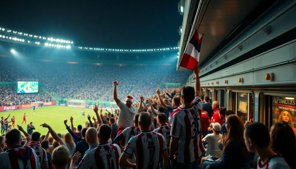 Создание памятных фанатских клипов под кричалки - иллюстрация