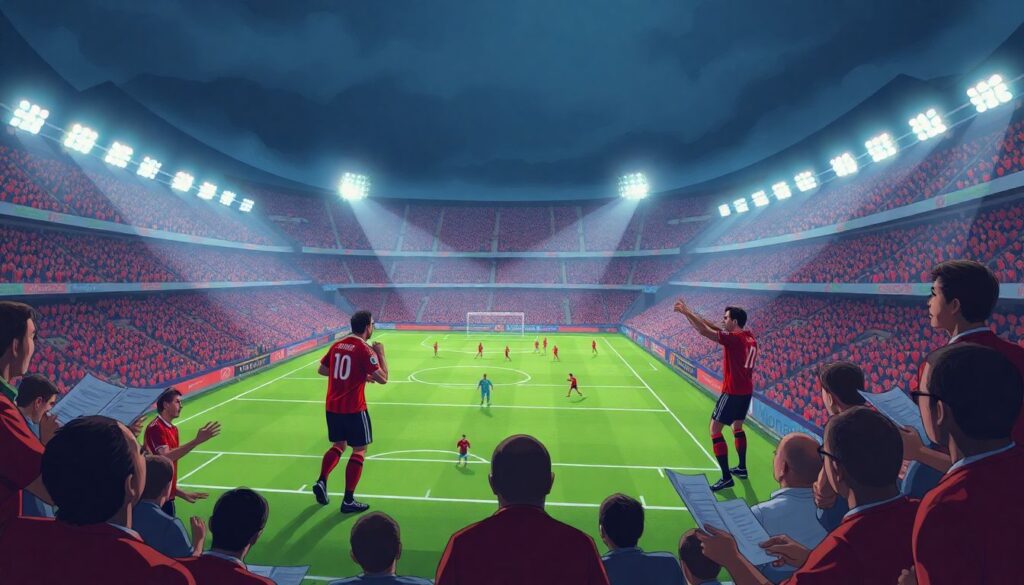 Перформансы на трибунах: синхронность песен и движений - иллюстрация