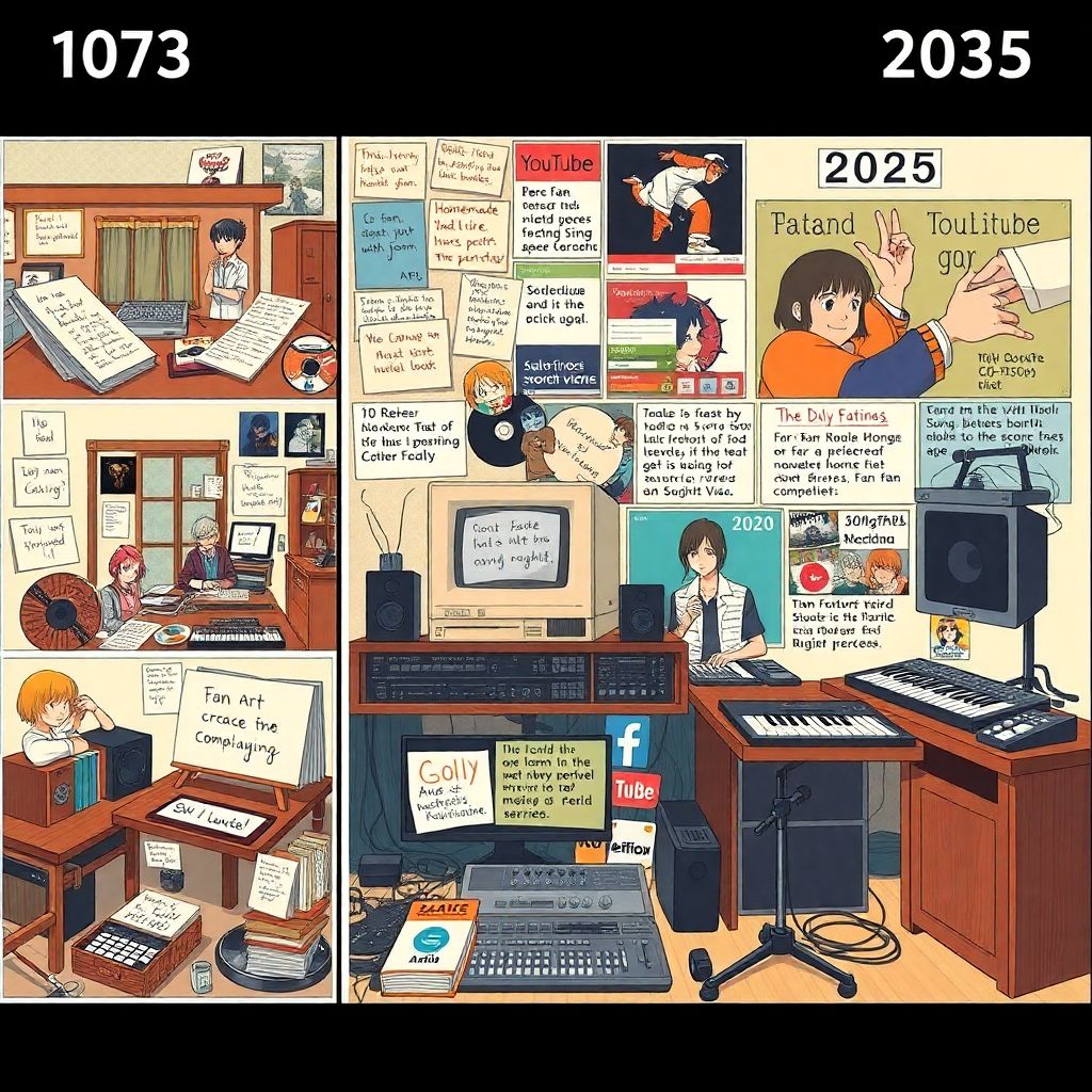 Эволюция фанатской музыки за десятилетия: как менялась культура поклонников