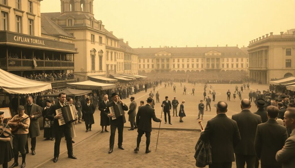 Фанаты и фольклор: мотивы народных песен в футболе - иллюстрация