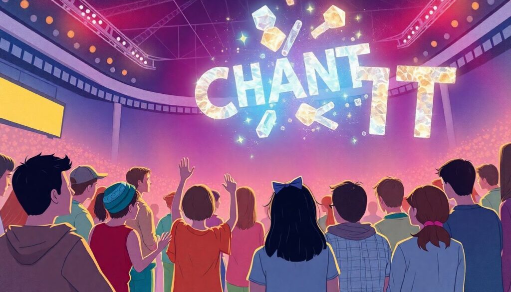 Элементный разбор популярных кричалок по мотивам - иллюстрация