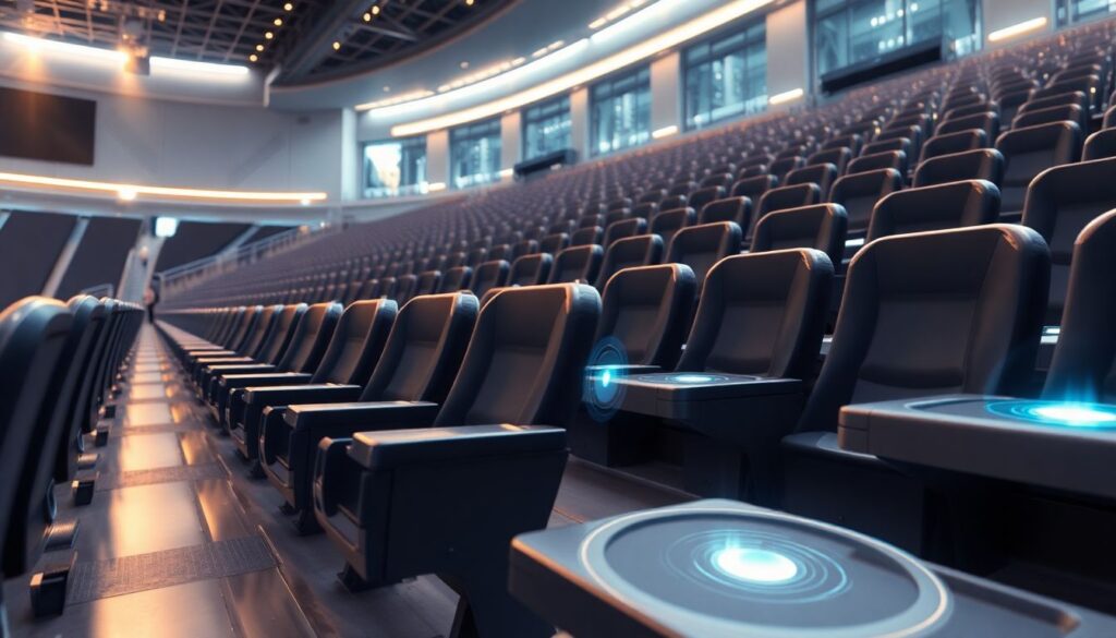 Как модули звука создают эффект присутствия на трибунах - иллюстрация