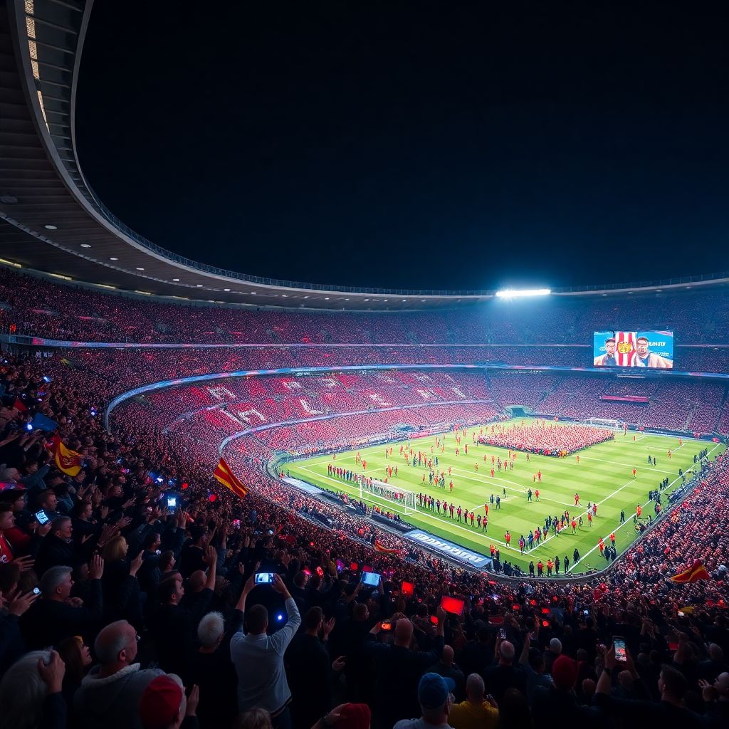 Синхронный танец и песня: хореография на трибунах для яркой фан-поддержки