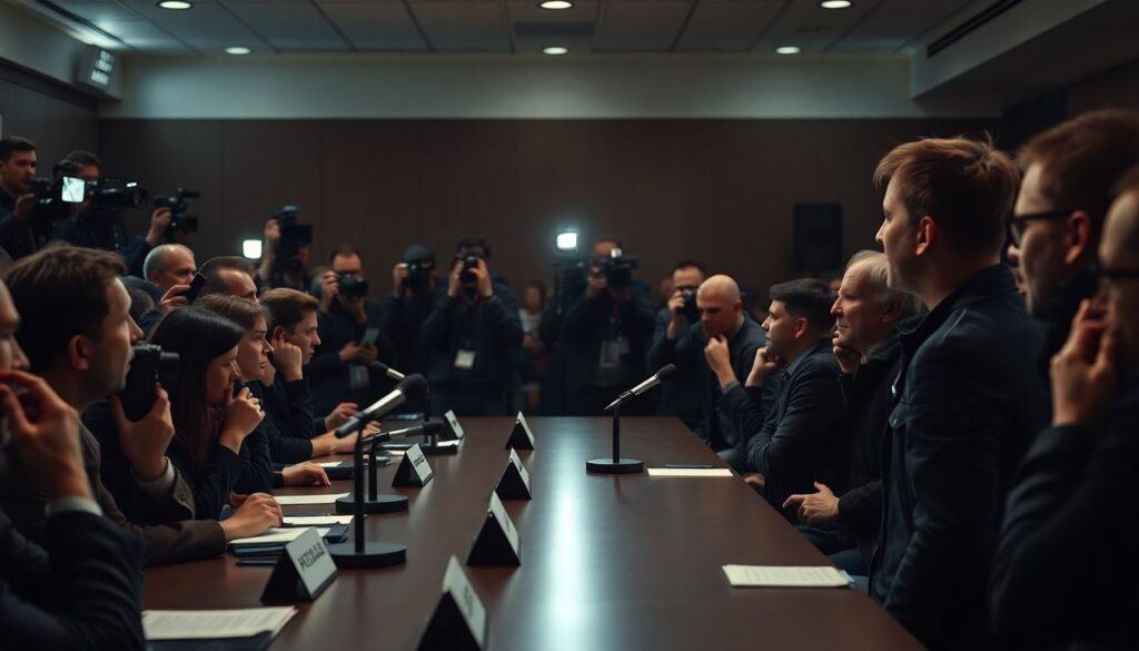 Функции песни в пресс-конференциях и интервью - иллюстрация