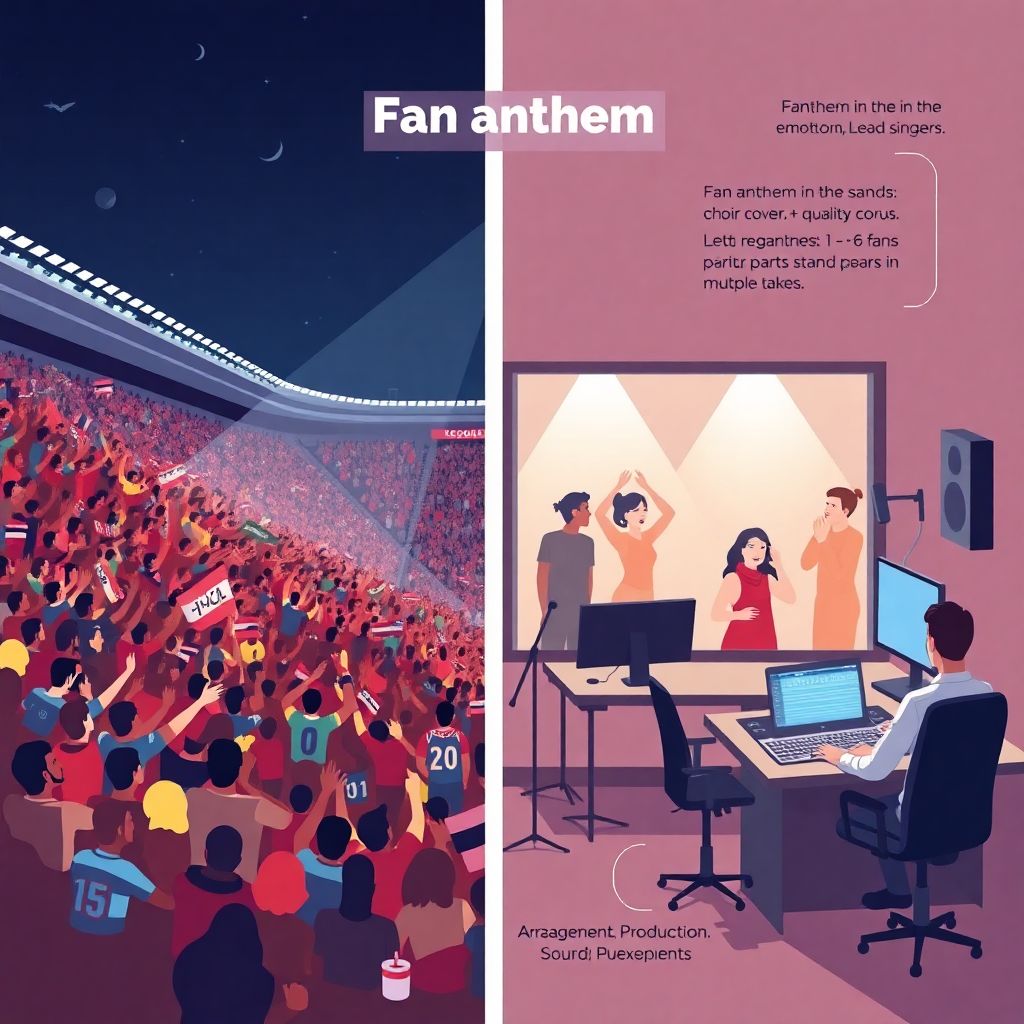 Как записать и выпустить студийный кавер фанатского гимна профессионально