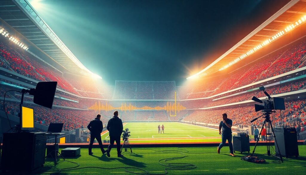 Трансляции кричалок: как ТВ передает стадионную энергию - иллюстрация