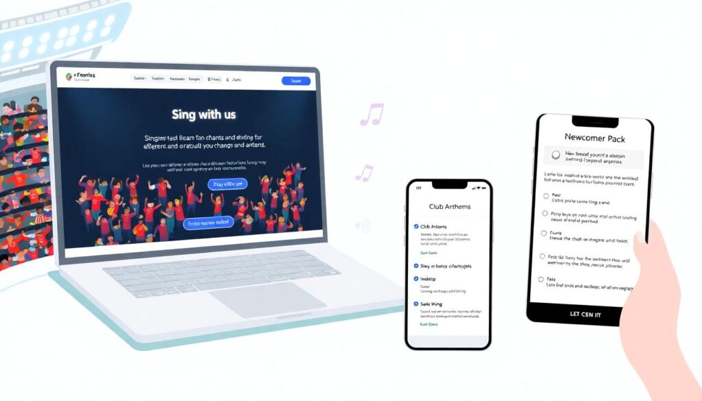 Как обеспечить доступность гимнов для новых болельщиков - иллюстрация