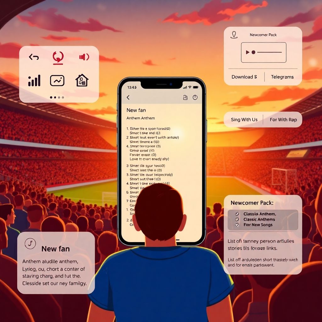 Как обеспечить доступность гимнов для новых болельщиков на стадионе и онлайн