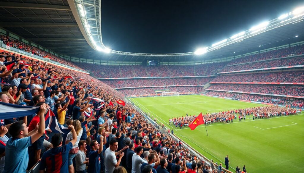 Этикет и правила поведения на трибунах во время песен - иллюстрация