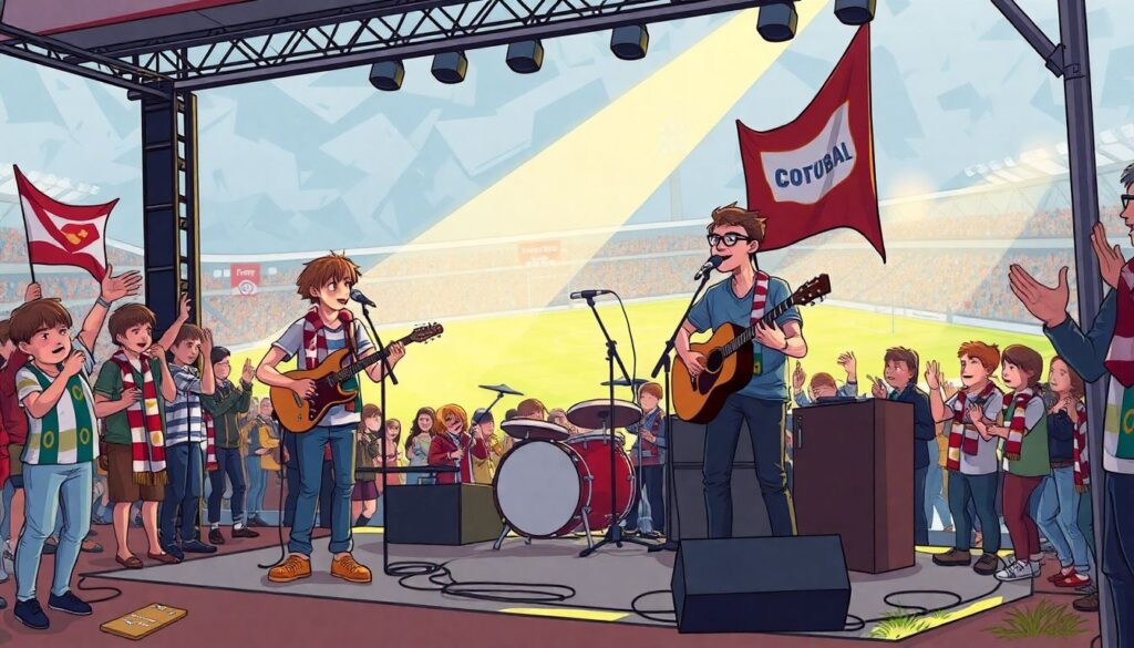 Гимны и дерби: матчевые музыкальные дуэты - иллюстрация