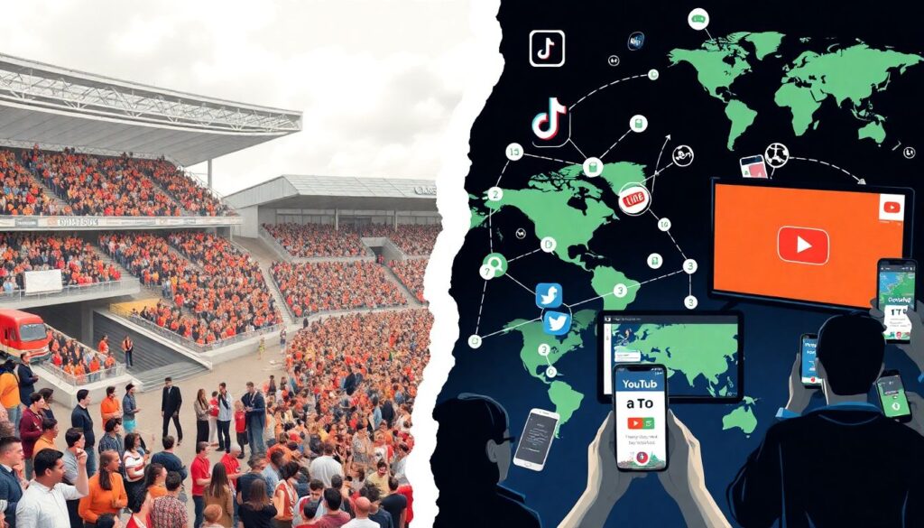 История появления первых футбольных хоров на матчах - иллюстрация