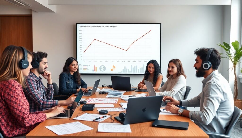 Создание площадок для обмена фанатскими песнями - иллюстрация