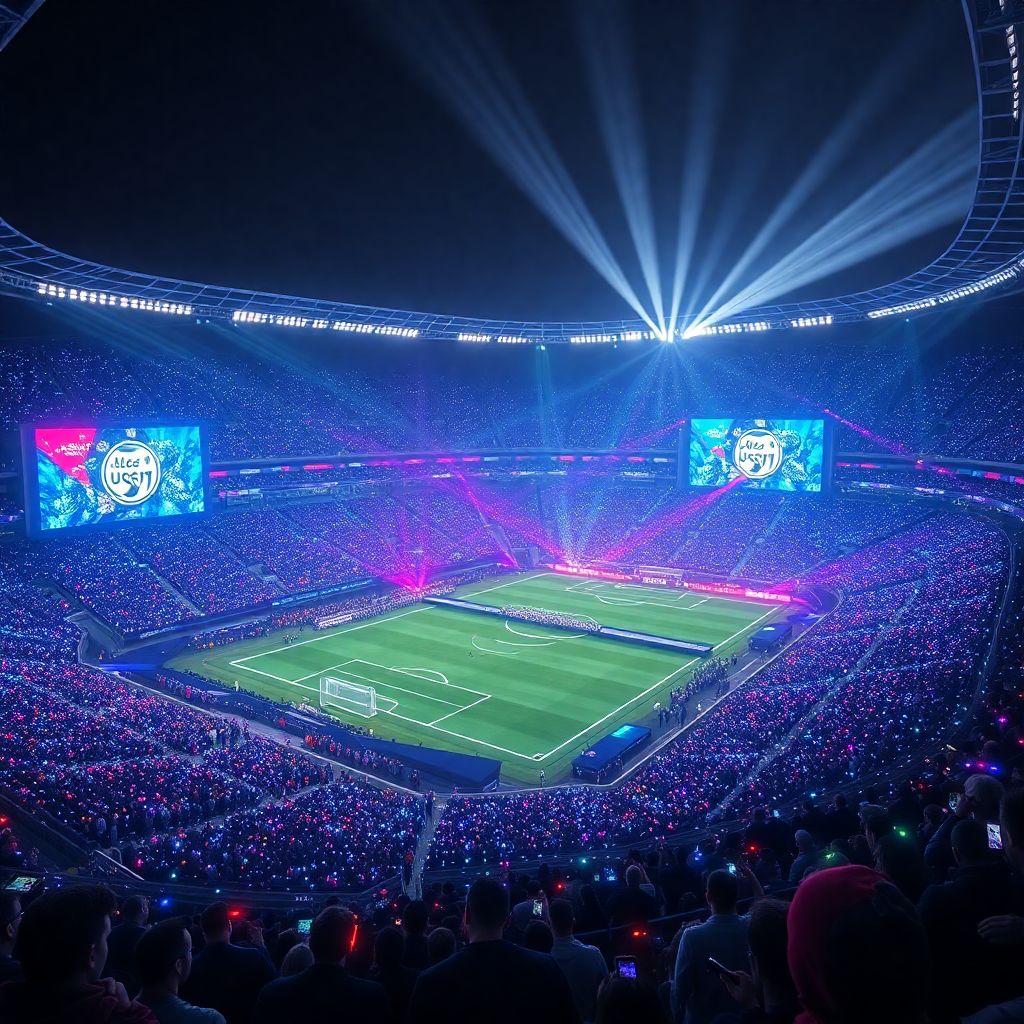 Гимны и световые фигуры на трибунах: как создают атмосферу на стадионе