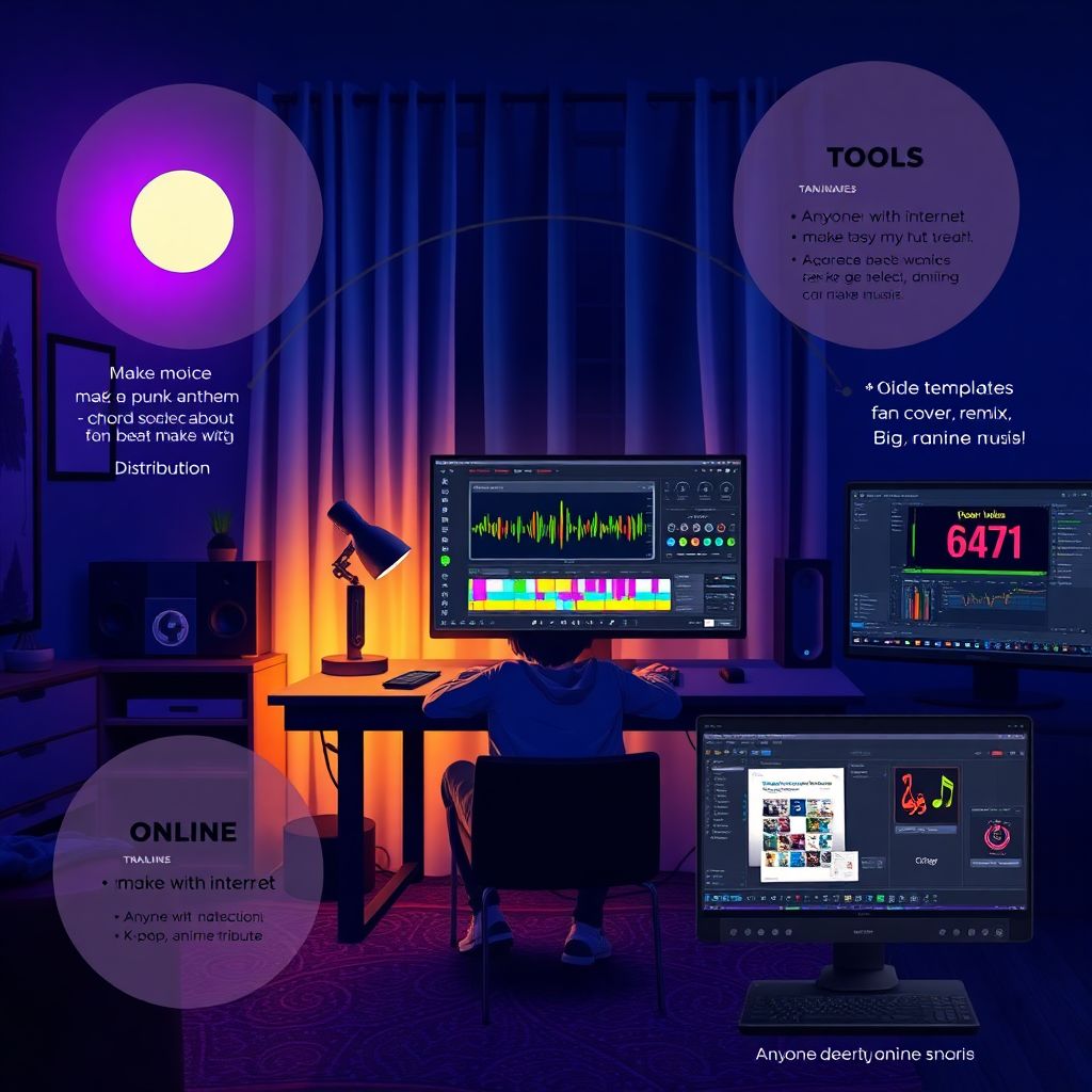 Современные технологии и сервисы для простого создания фанатских песен