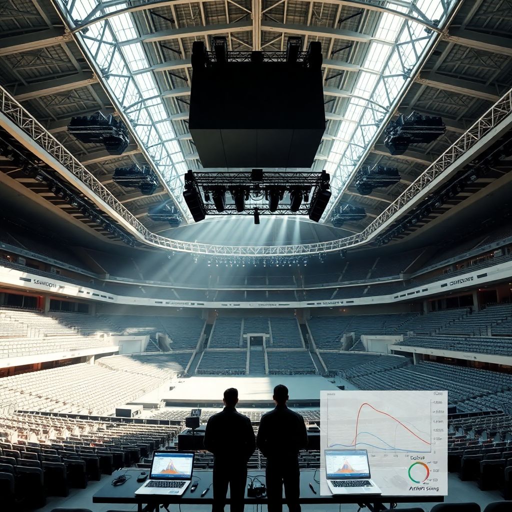 Настройка звука на аренах для максимальной слышимости зрителей