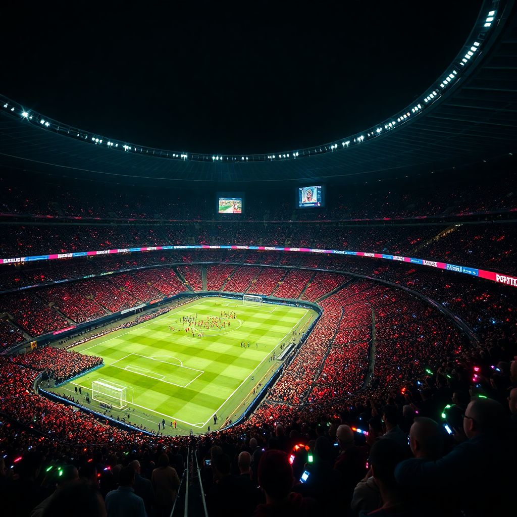 Гимны и светящиеся элементы на трибунах: как создают атмосферу матча