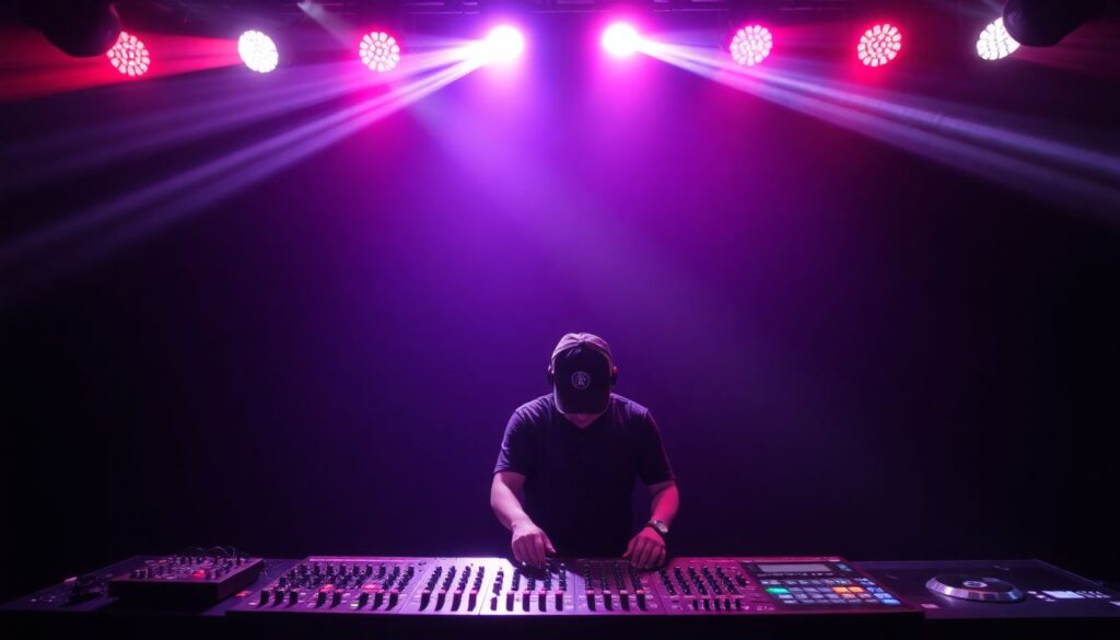 Как световые и музыкальные эффекты синхронизируются в перформансах - иллюстрация