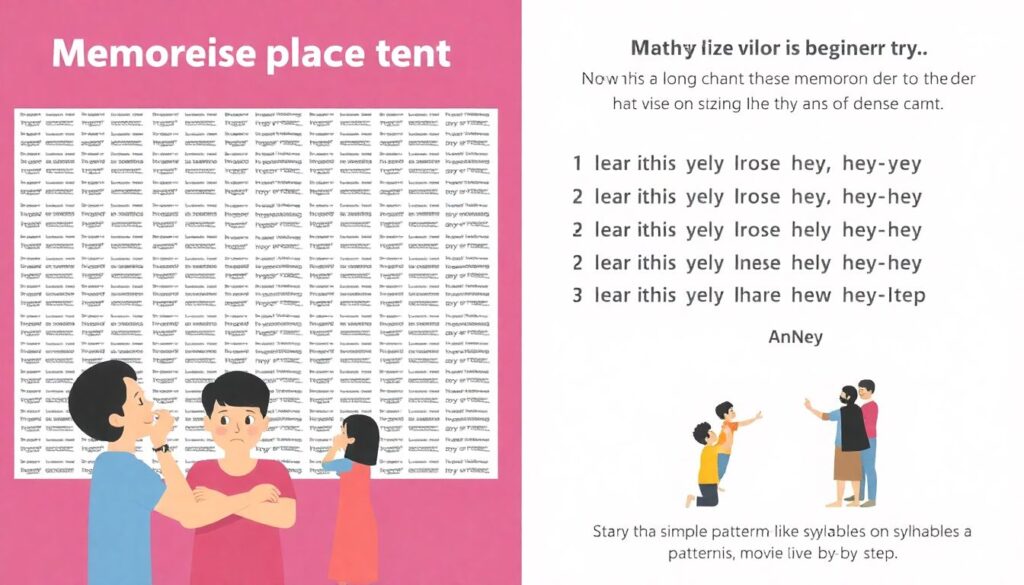 Как разбить кричалку на части для обучения новичков - иллюстрация