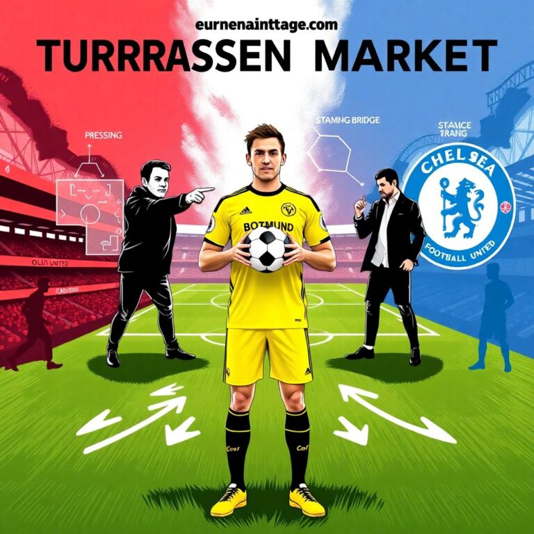 Манчестер Юнайтед и Челси вступили в трансферную гонку за хавбека Боруссии