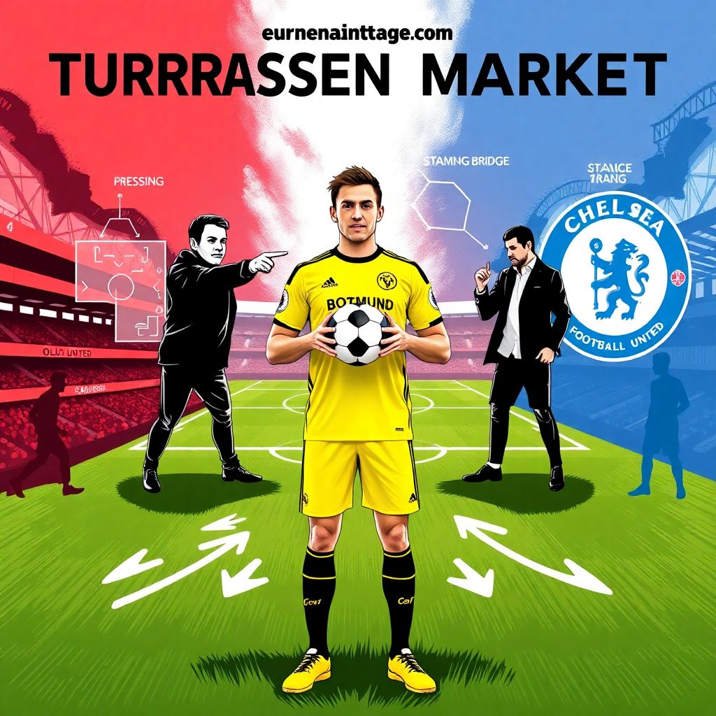 Манчестер Юнайтед и Челси вступили в трансферную гонку за хавбека Боруссии