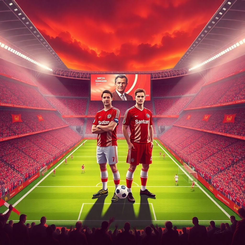 Титов и Тихонов в матче легенд Спартака в честь Никиты Симоняна